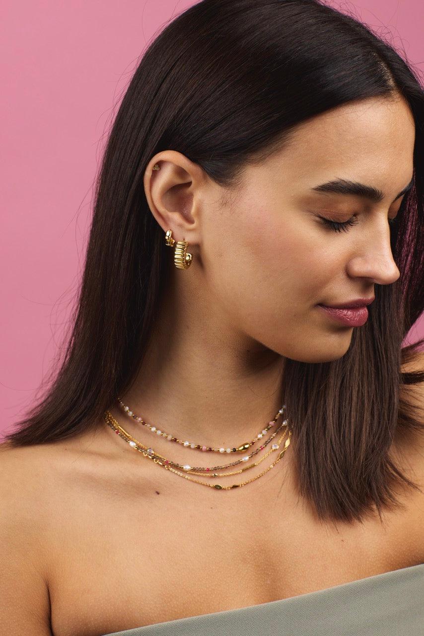 Zafino Alex Hoop - gold & silver