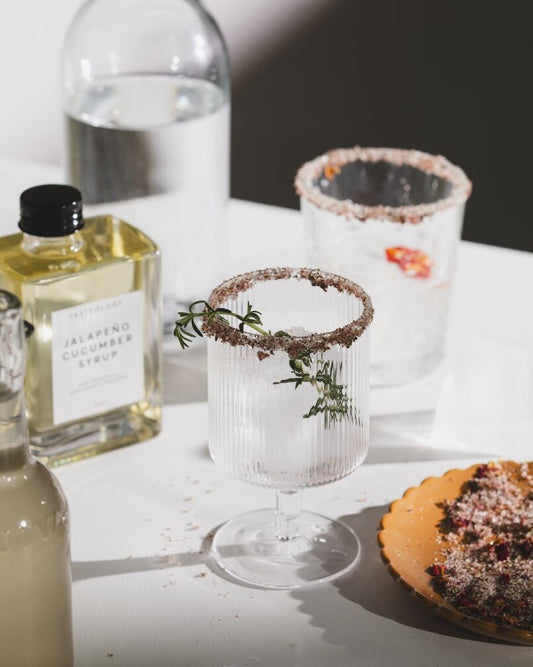 Tasteology Cocktail Rimming Salt - raspberry & mint