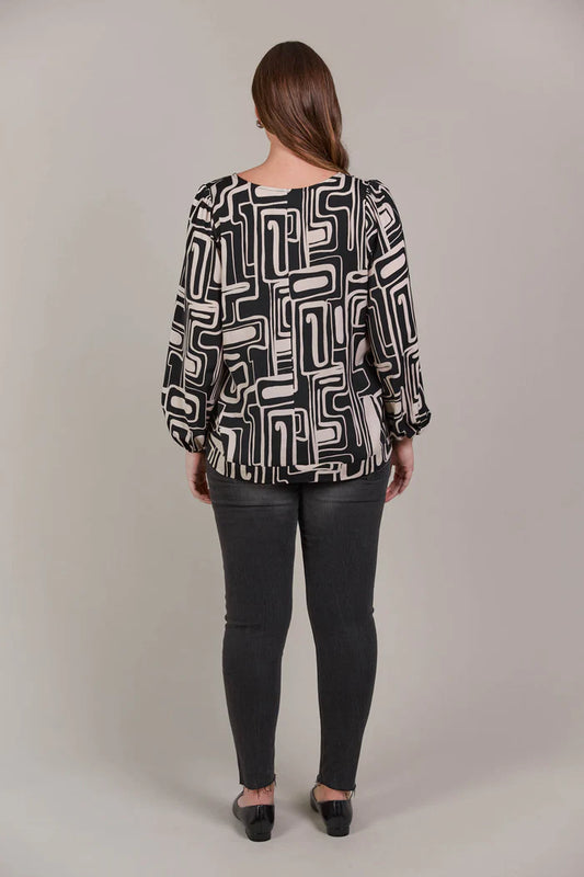 Eb & Ive Elsie Top - geo