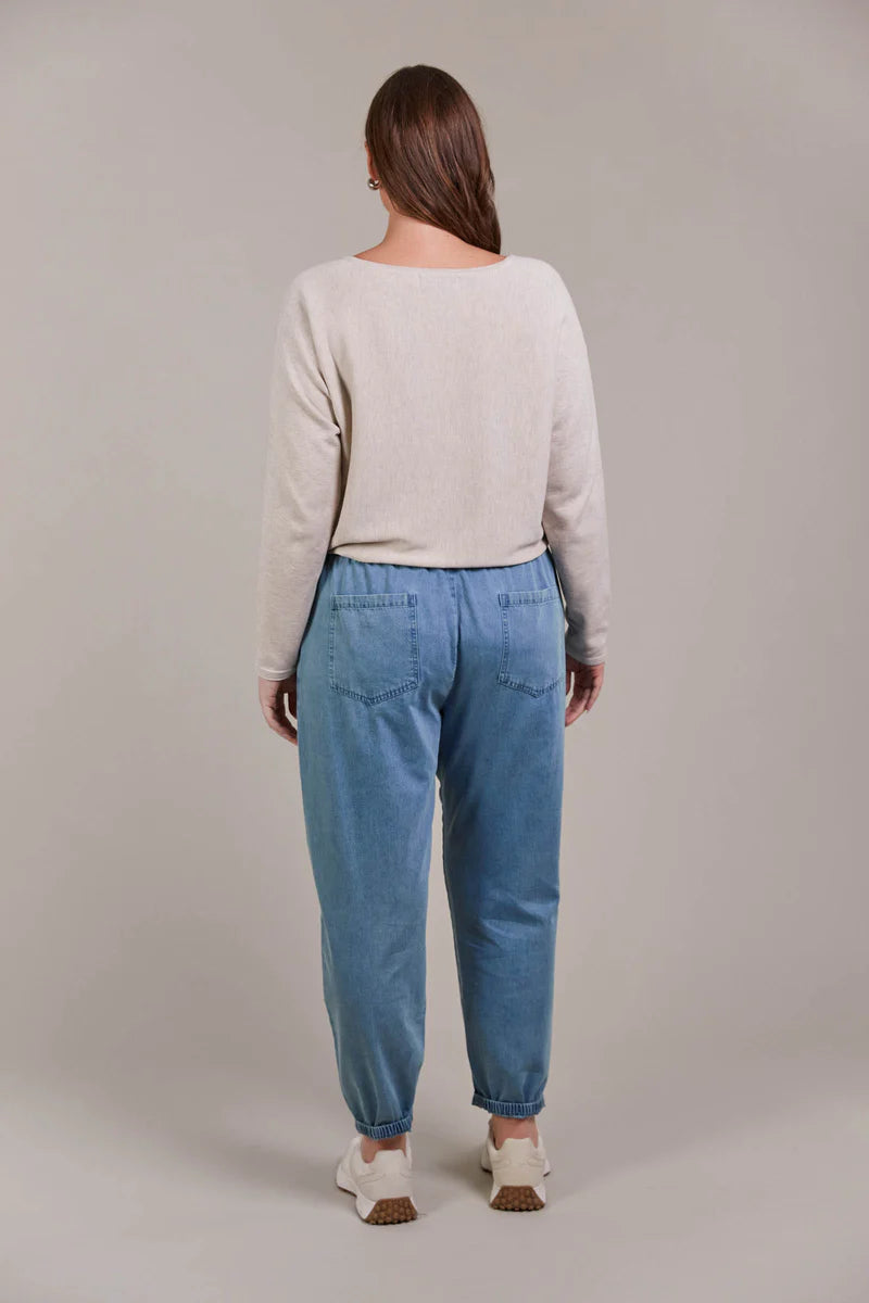 Eb & Ive Pepi Relaxed Denim Pant - denim