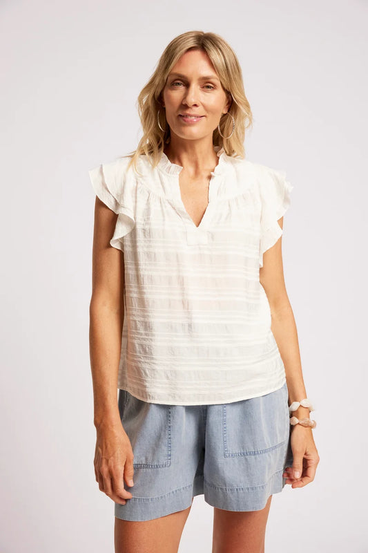 Eb & Ive Sovana Frill Tank