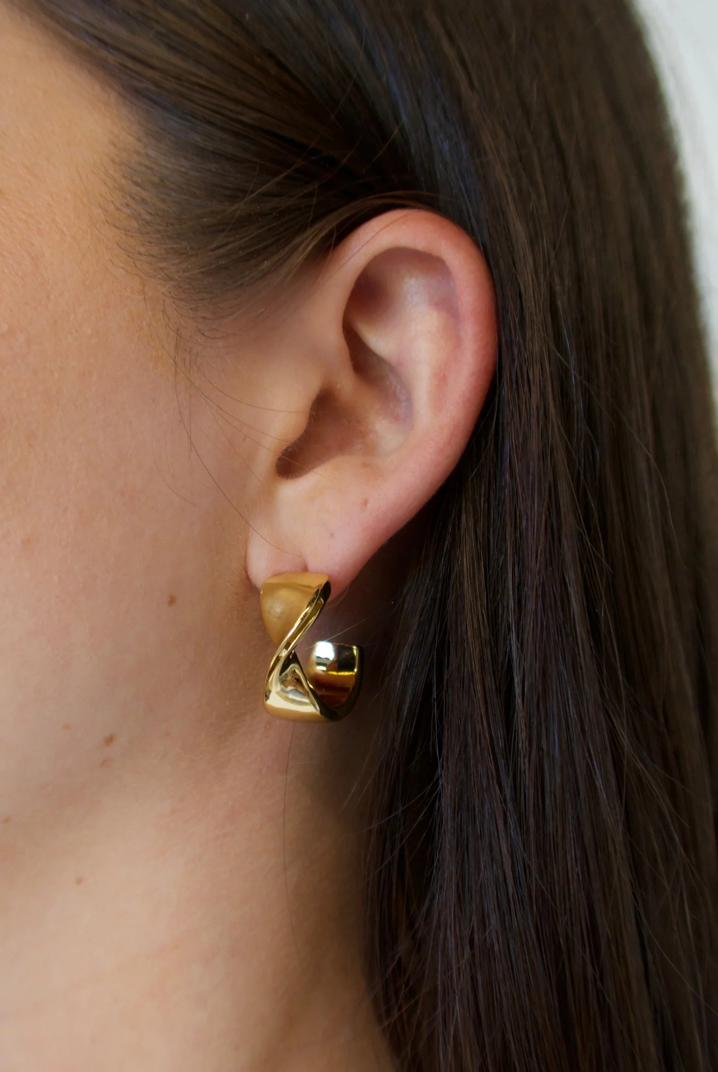 Zafino Marnie Hoop - Gold & Silver