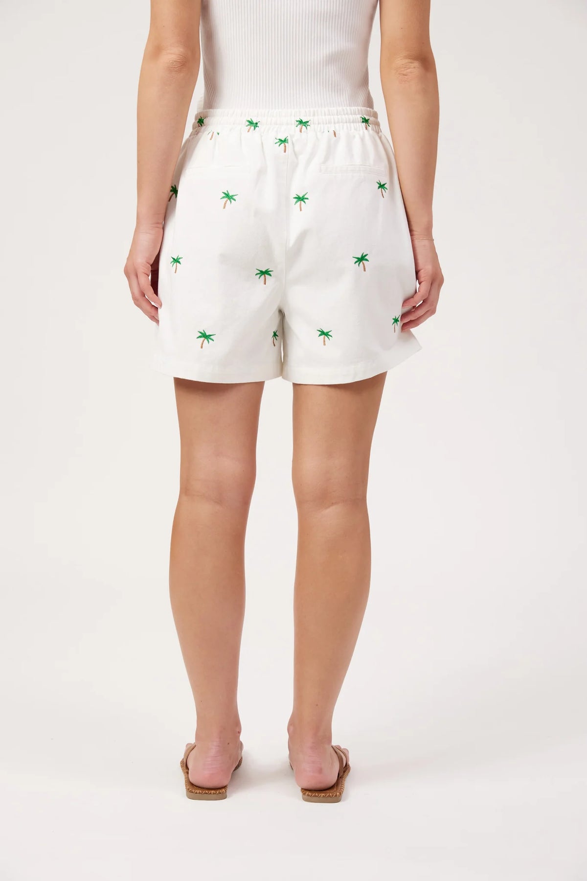 Haven Mauritius Embroidered Denim Short