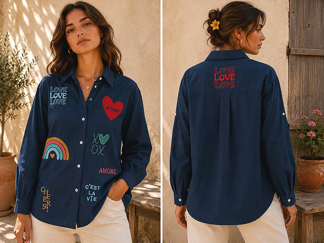 Zoda Embroidered Shirt