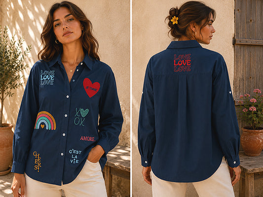 Zoda Embroidered Shirt