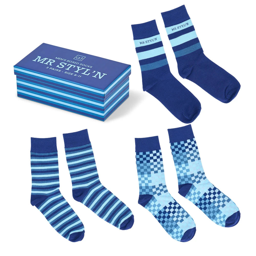 Annabel Trends Men's Mr Stylin Socks 3pc