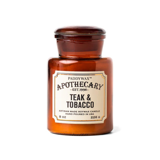 Paddywax Apothecary Glass Candle - various fragrances