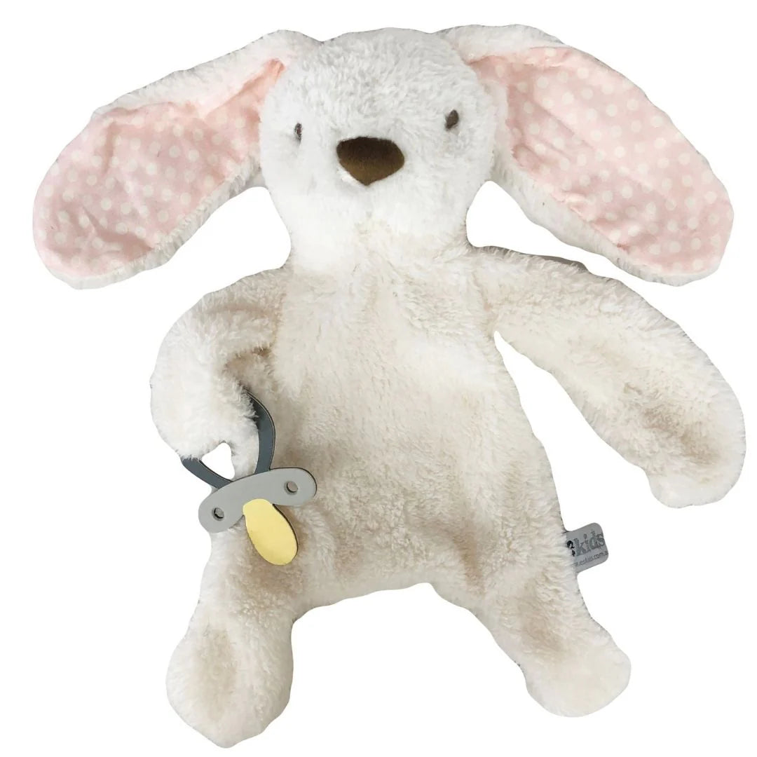 ES Kids Bunny Comforter with dummy holder - various designs