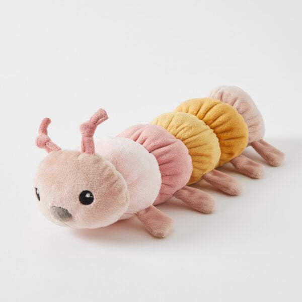 Jiggle & Giggle Caterpillar Rattle - various colours