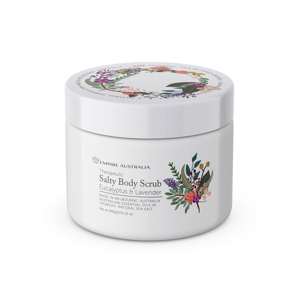 Empire Salty Body Scrub - eucalyptus & lavender