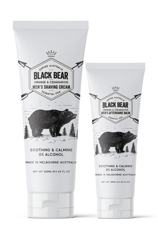 Empire Black Bear After Shave Gift Set - orange & cedarwood