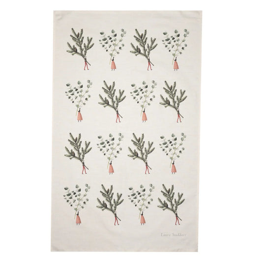 Laura Stoddart Xmas Tea Towel