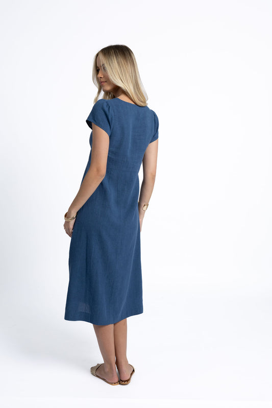 Humidity Jorja Dress - Ocean Blue