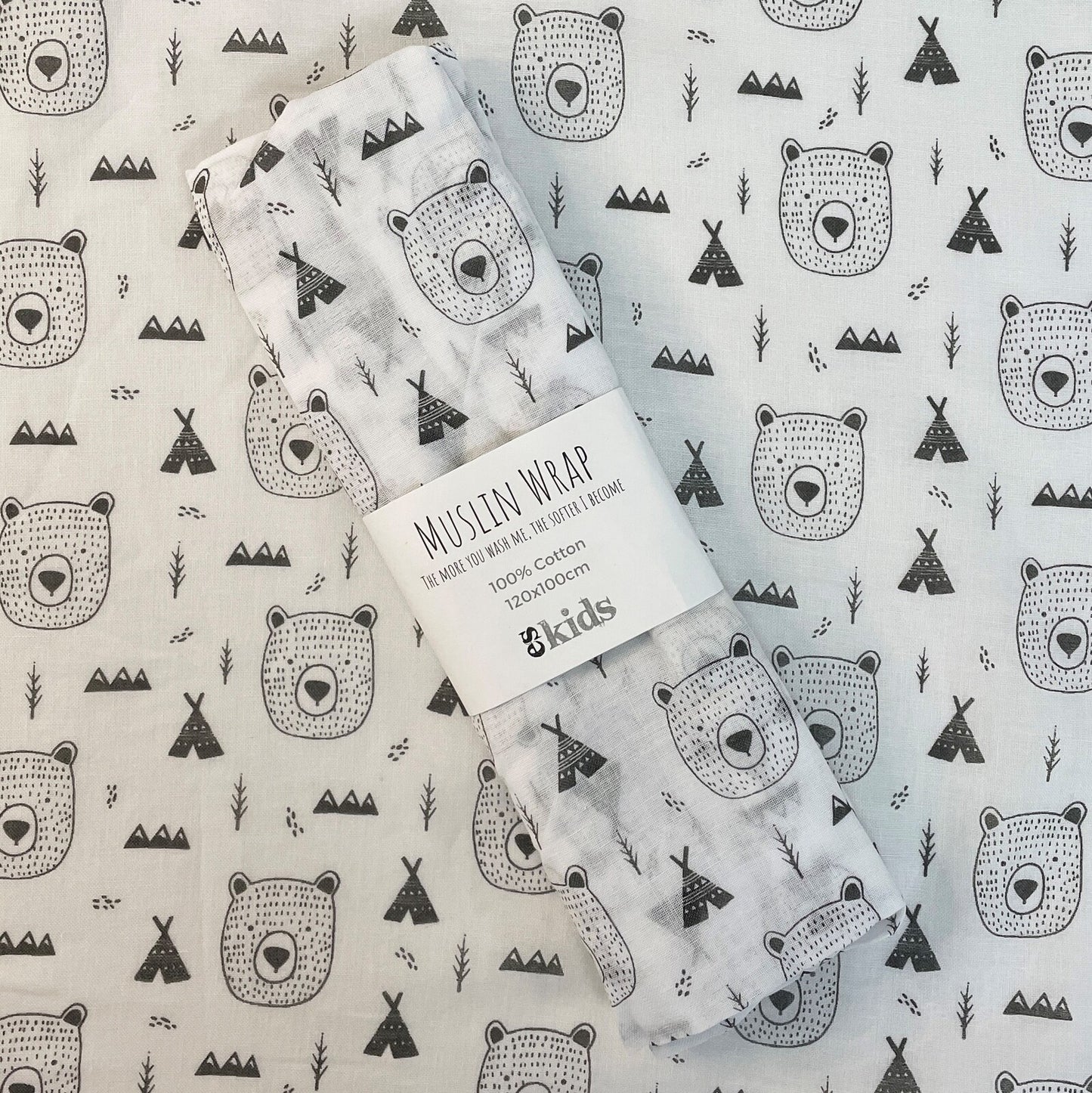 ES Kids Muslin Wraps - various colours