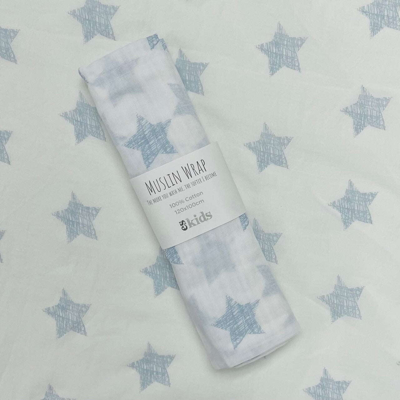 ES Kids Muslin Wraps - various colours