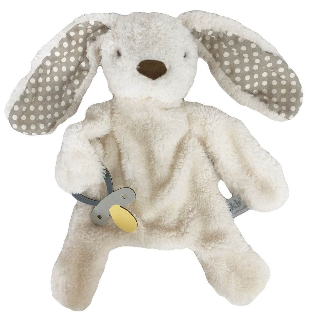 ES Kids Bunny Comforter with dummy holder - various designs