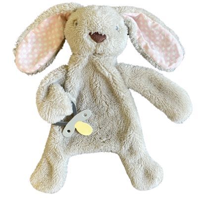 ES Kids Bunny Comforter with Dummy Holder - various designs