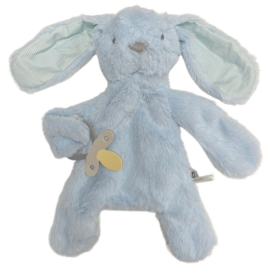 ES Kids Bunny Comforter with dummy holder - various designs