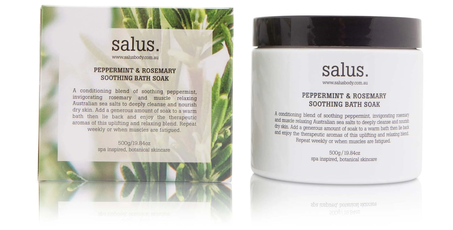 Salus Soothing Bath Soak - peppermint & rosemary