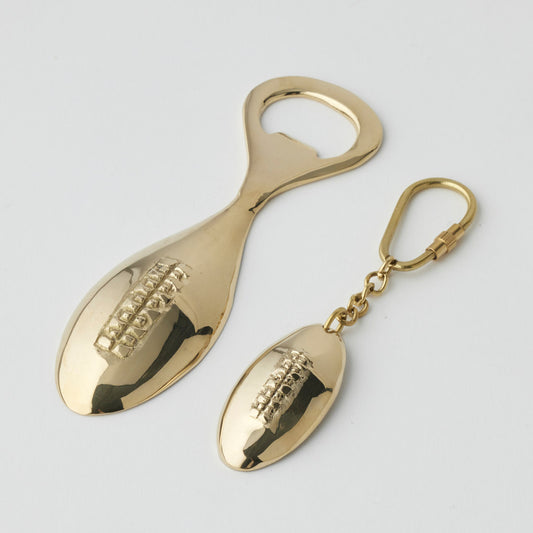 Pilbeam Football Bottle Opener & Keyring Set