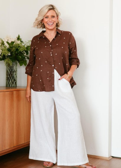 Soul Sparrow Heart Linen Shirt