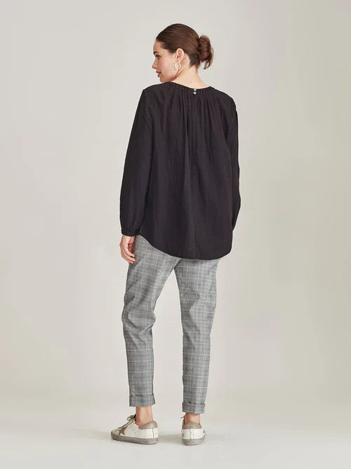 Sills Check Cuffed Hepburn Pant - various colours