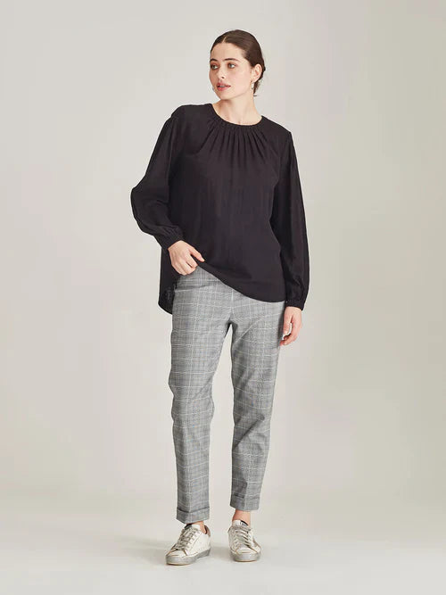 Sills Check Cuffed Hepburn Pant - various colours