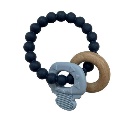 ES Kids Silicon and Wooden Teether - various colours