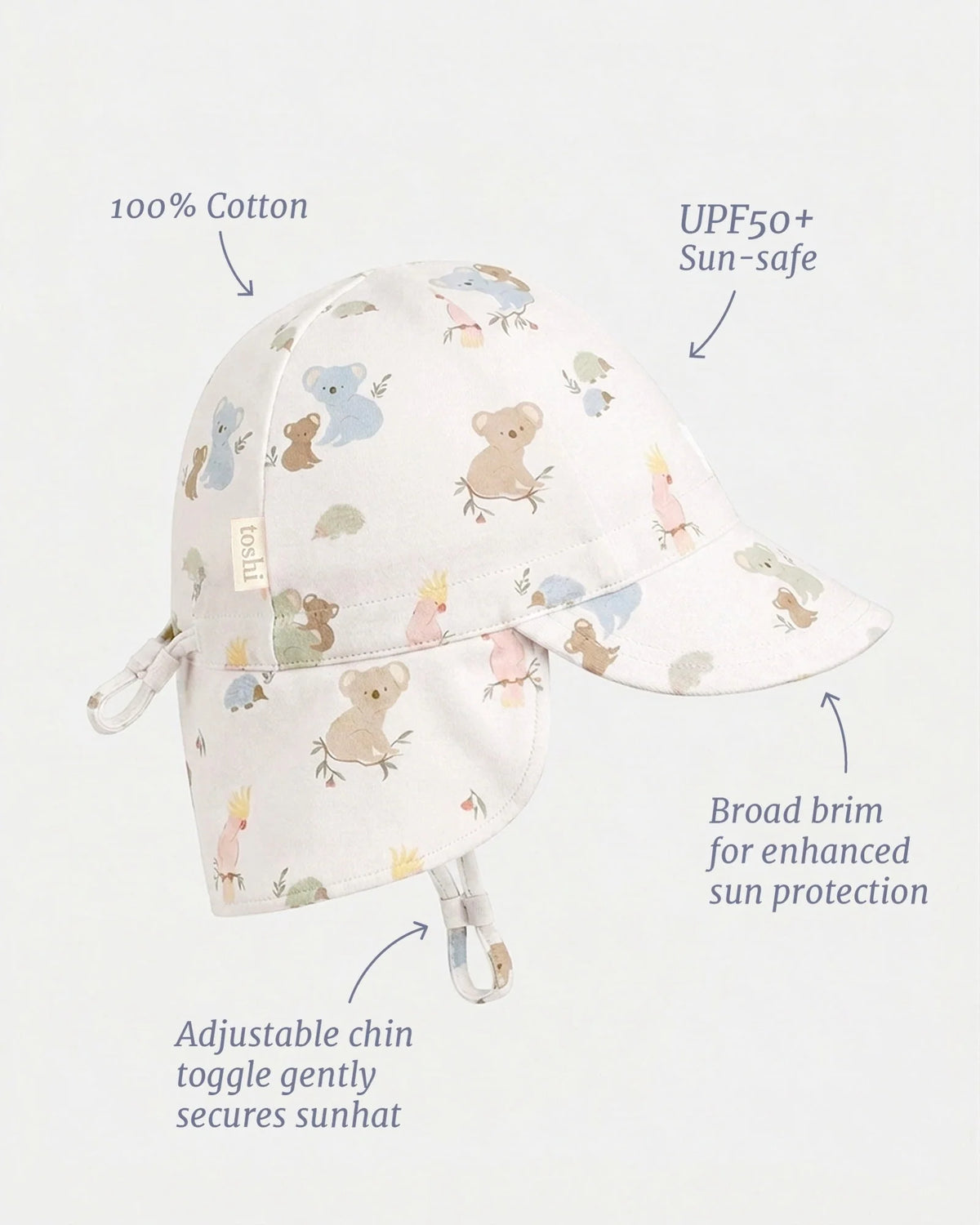 Toshi Flap Cap