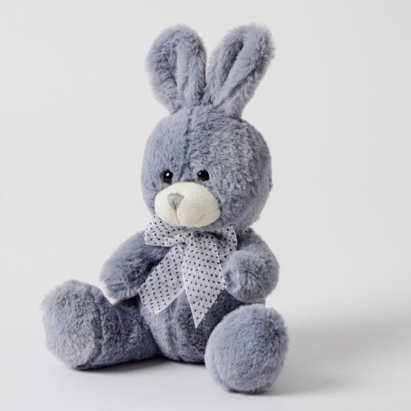 Jiggle & Giggle Cuddly Bunny - White & Grey