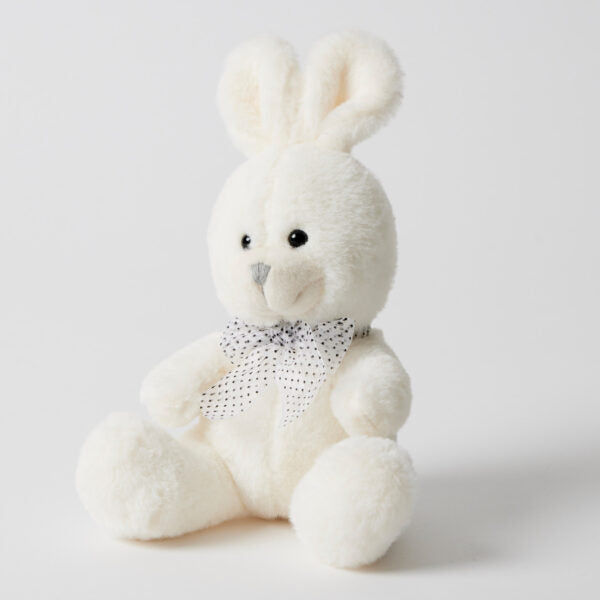 Jiggle & Giggle Cuddly Bunny - White & Grey