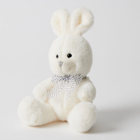 Jiggle & Giggle Cuddly Bunny - White & Grey