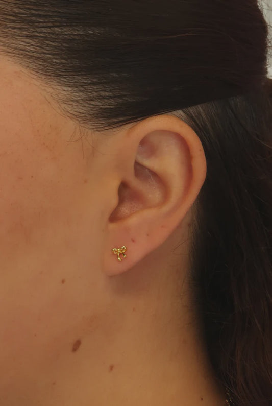 Zafino Charlotte Stud Earring - gold & silver