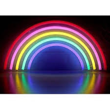 Cotton candy Rainbow Neon Light