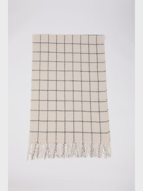 Holiday Brooklyn Scarf - off white