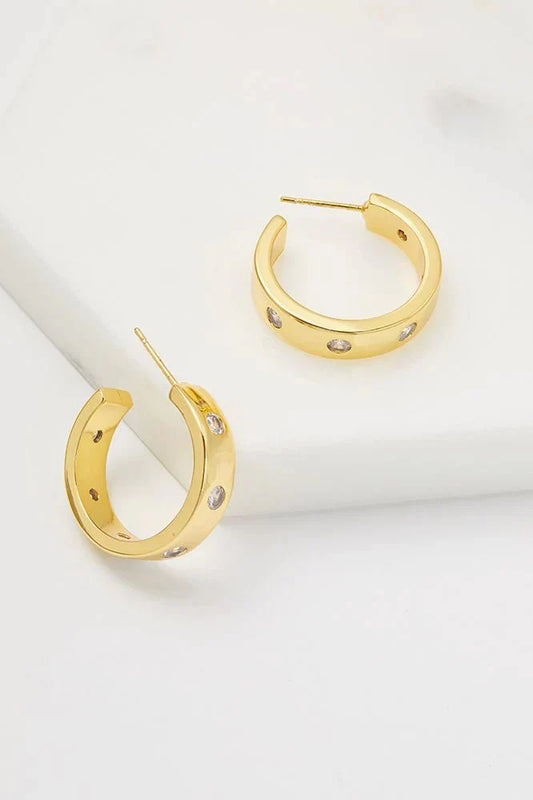 Zafino Kristen Hoop - gold & silver