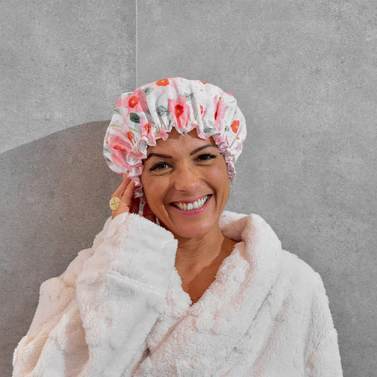 Annabel Trends Linen Shower Cap
