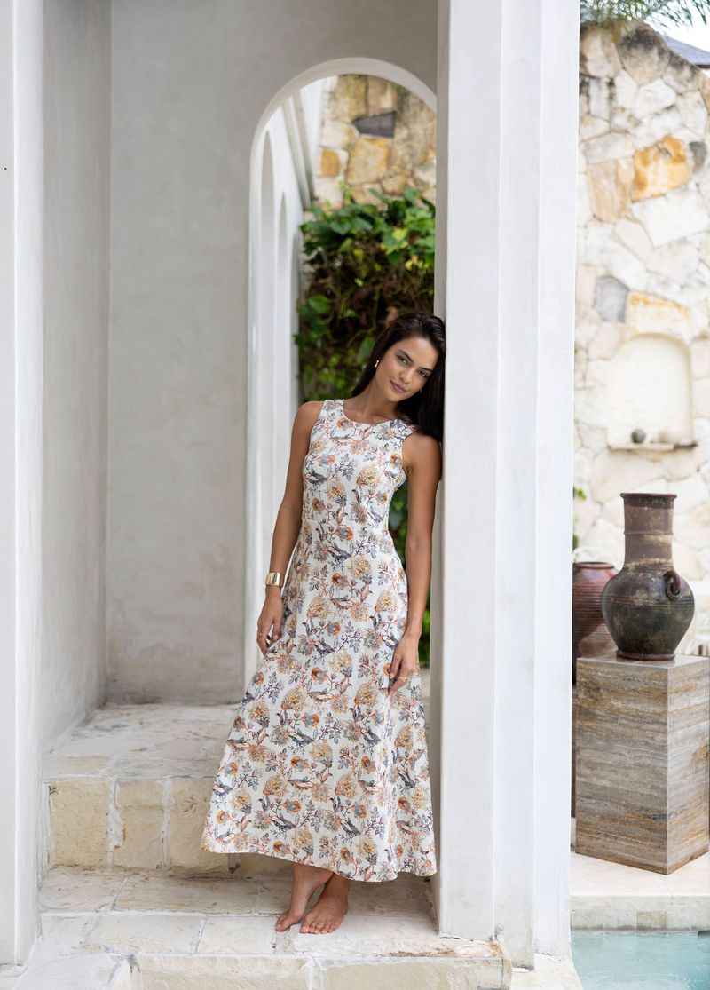 Humidity Willa Dress - Kaffir Print