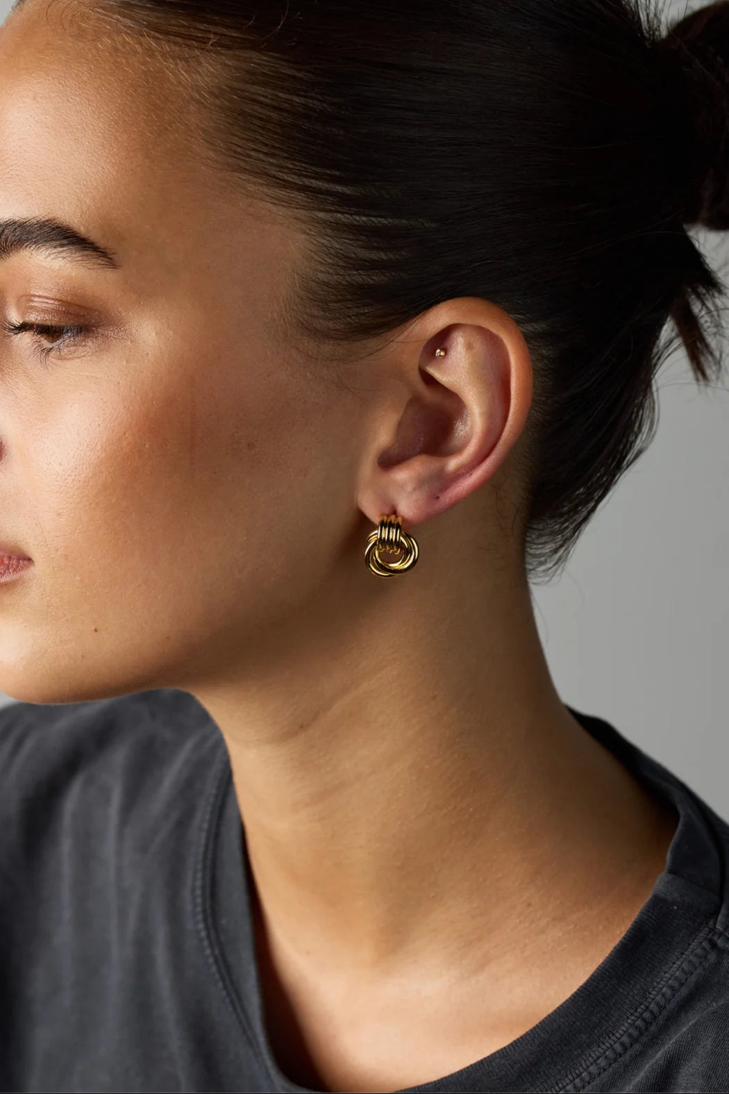 Zafino Poppy Earrings - gold & silver
