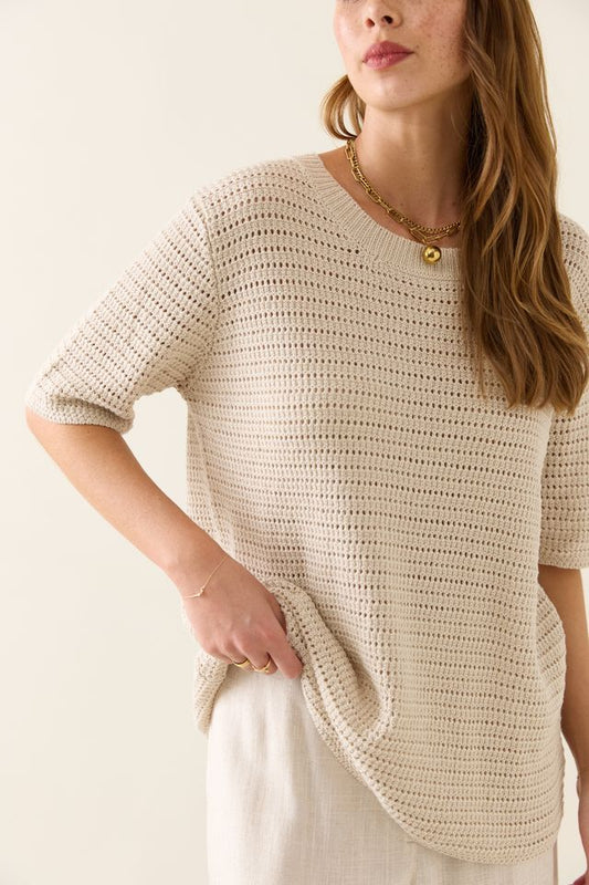 Isle of Mine Sylvie Knit - Canvas