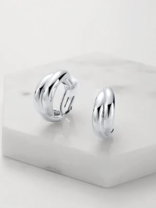 Zafino Peyton Clip On Earring - silver