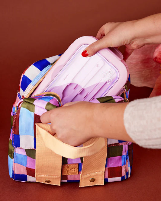 The Somewhere Co Lunch tote - hopscotch