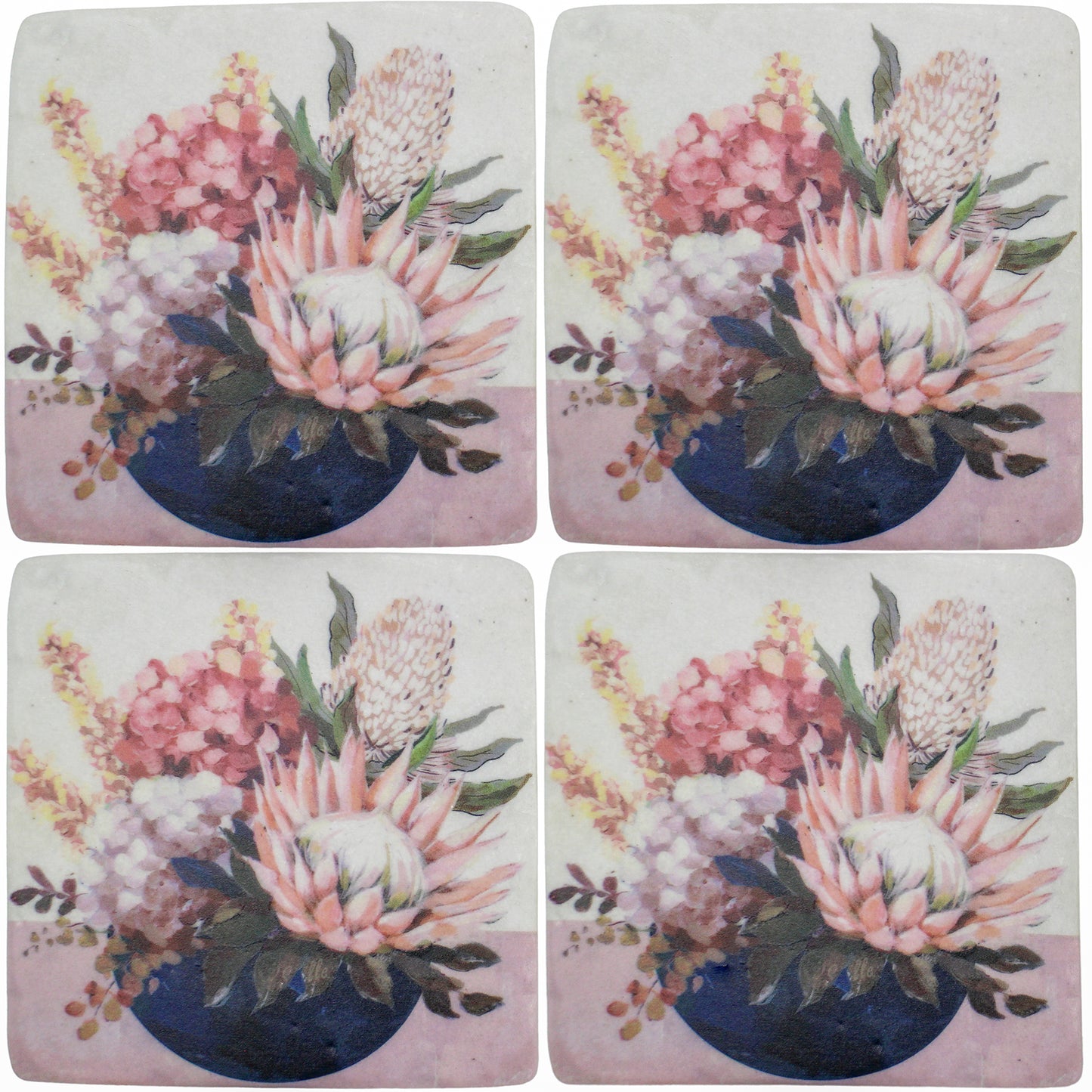 NF Resin set of 4 Coasters - various designs