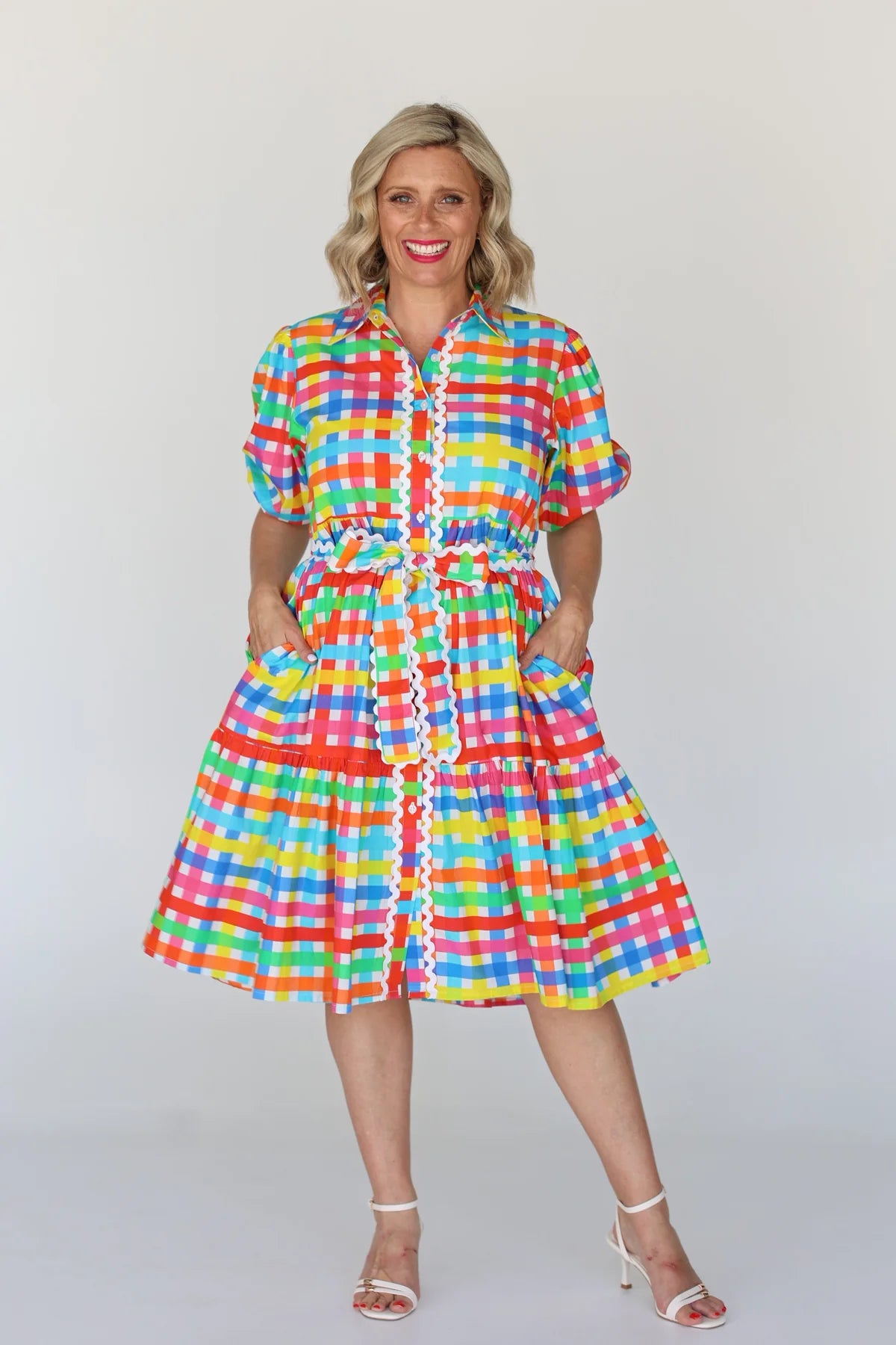 Liv & Milly Melody Tiered Dress