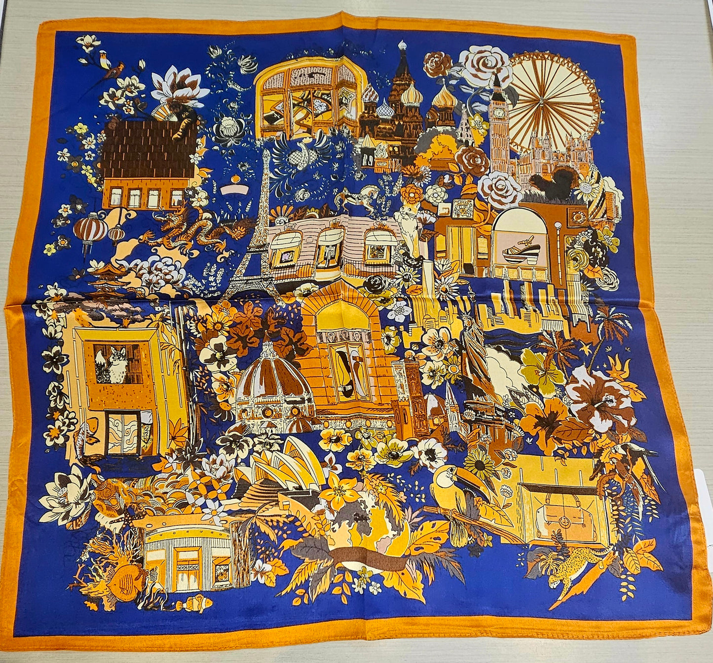 Maison Fanli Silk Scarf 50x50