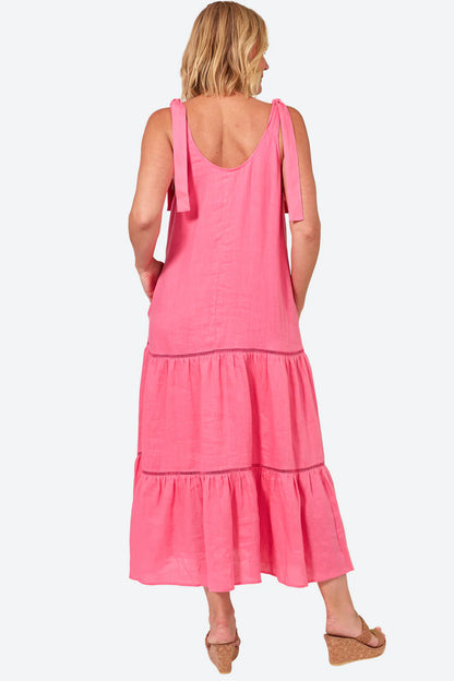 La Vie Tie Maxi Dress - Candy