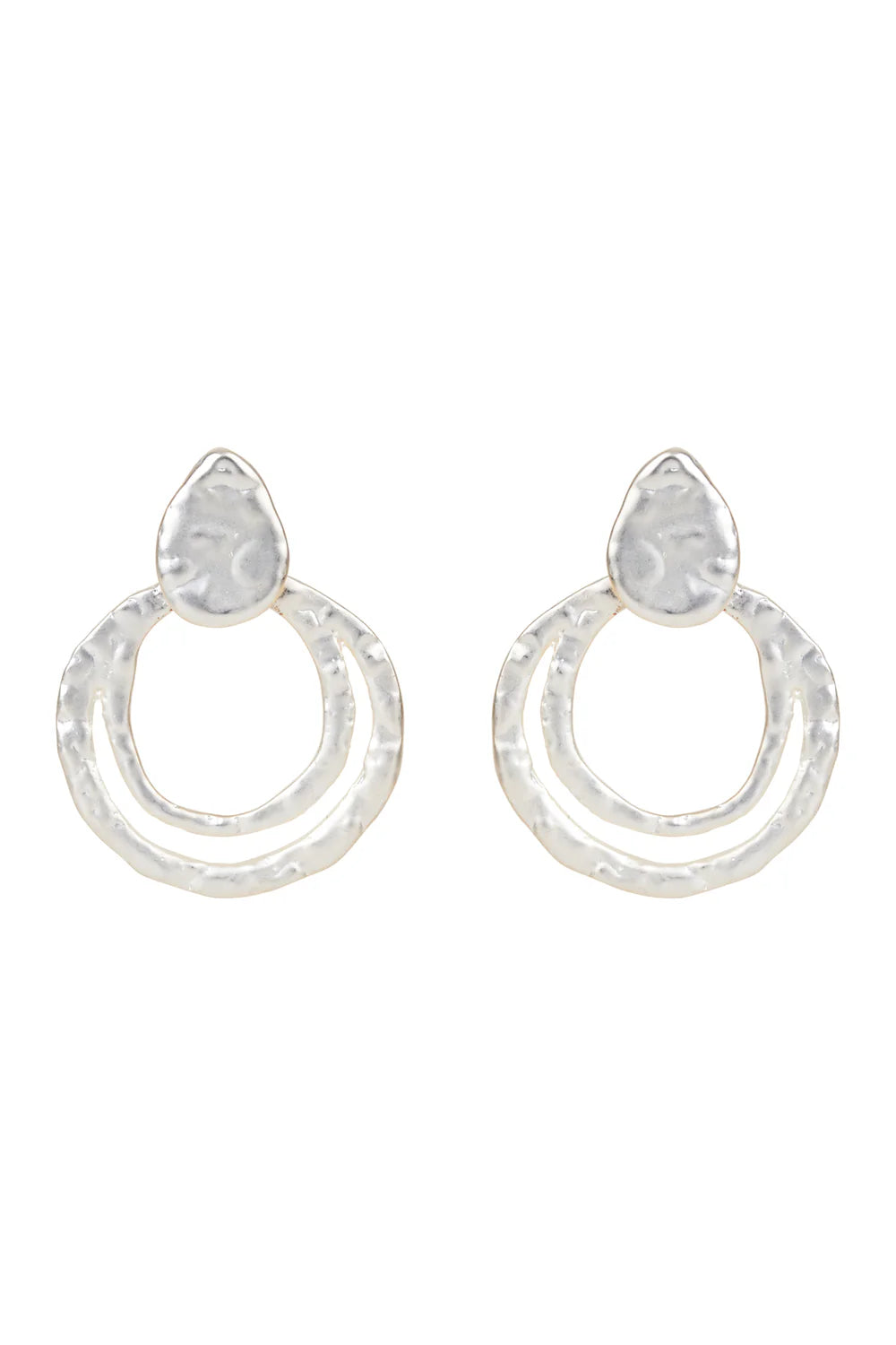 Meta Earring - Silver Circle