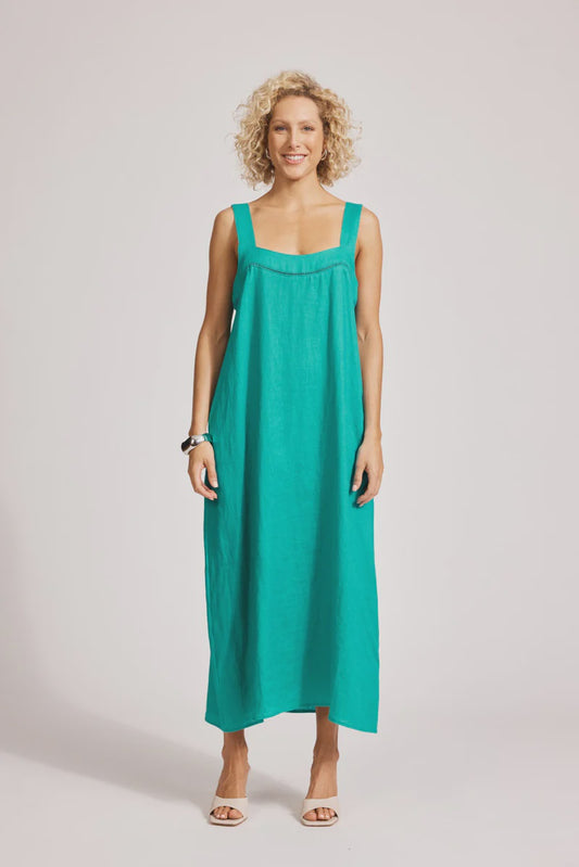 Eb & Ive Miramar Tank maxi dress - lagoon