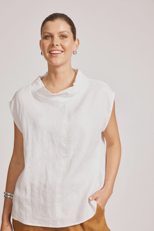 Eb & Ive Miramar top - white