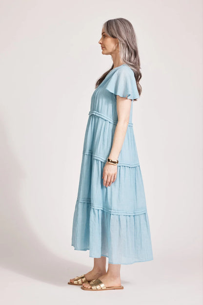 Eb & Ive Orsula Tiered maxi dress